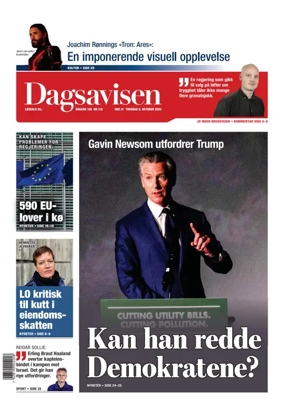 Cover of Dagsavisen