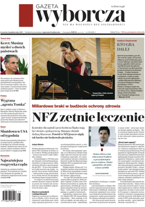 Cover of Gazeta Wyborcza