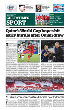 Cover of Gulf Times Sport