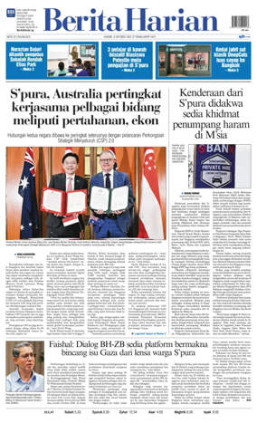 Cover of Berita Harian