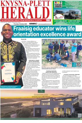 Cover of Knysna-Plett Herald