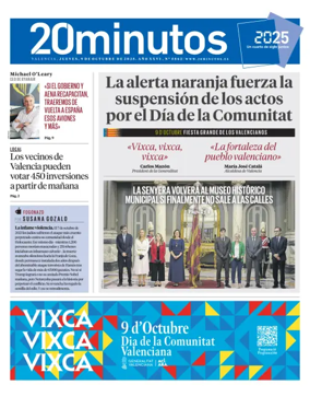 Cover of 20 Minutos Valencia