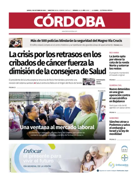 Cover of Diario Córdoba