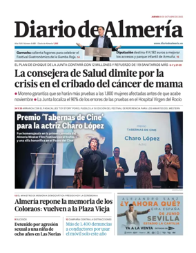 Cover of Diario de Almeria