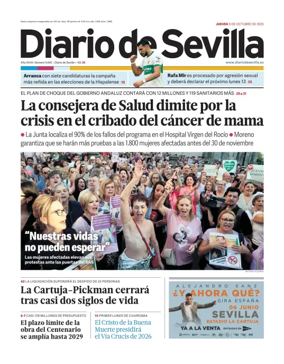 Cover of Diario de Sevilla