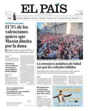 Cover of El País (Catalunya)