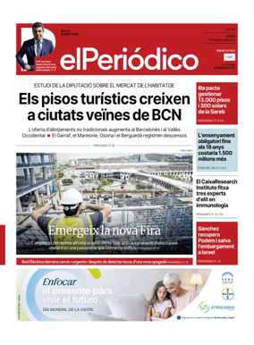 Cover of El Periódico de Catalunya (Català)