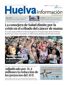 Cover of Huelva Informacion