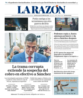 Cover of La Razon (Madrid)