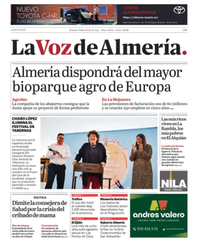 Cover of La Voz de Almería