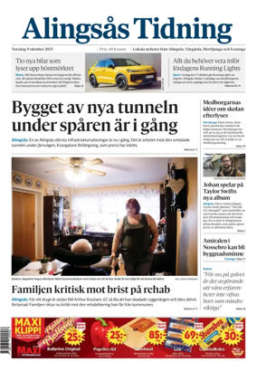 Cover of Alingsås Tidning