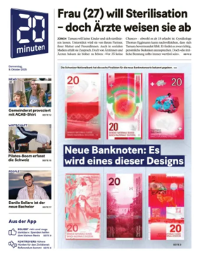Cover of 20 Minuten - Basel