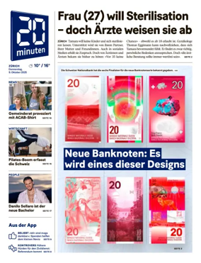 Cover of 20 Minuten - Zurich