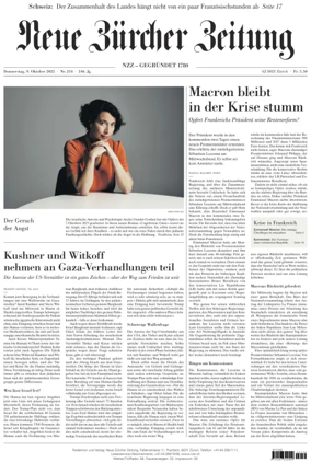 Cover of Neue Zürcher Zeitung