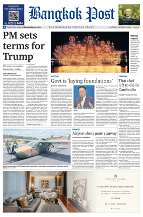 Cover of Bangkok Post