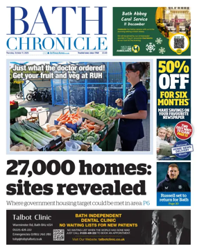 Cover of Bath Chronicle