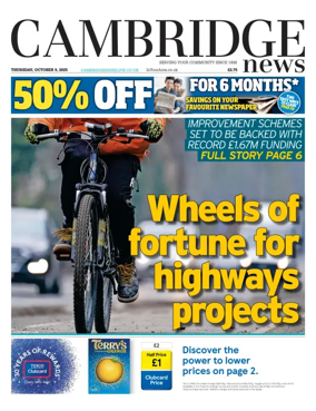 Cover of Cambridge News