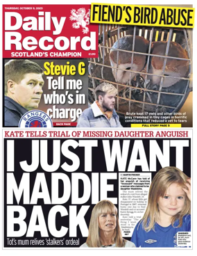 Cover of Daily Record
