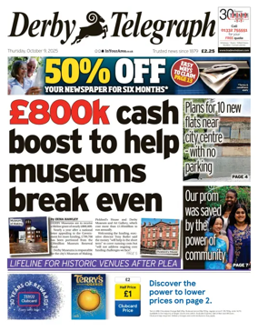 Cover of Derby Telegraph