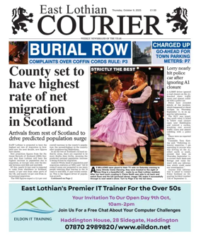 Cover of East Lothian Courier