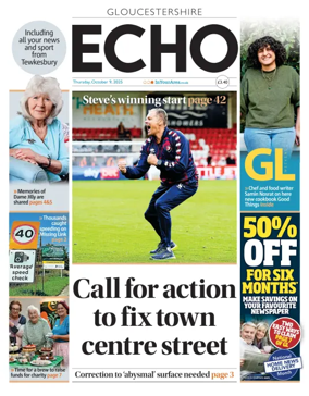 Cover of Gloucestershire Echo
