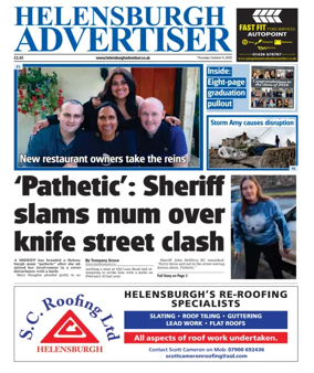 Cover of Helensburgh Advertiser