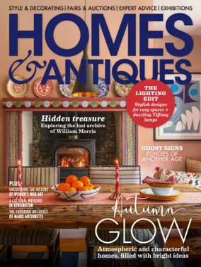 Cover of Homes and Antiques Magazine