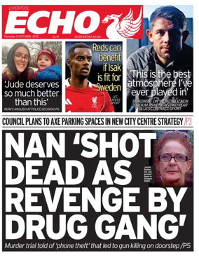 Cover of Liverpool Echo