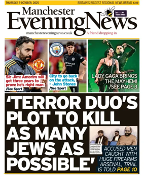 Cover of Manchester Evening News