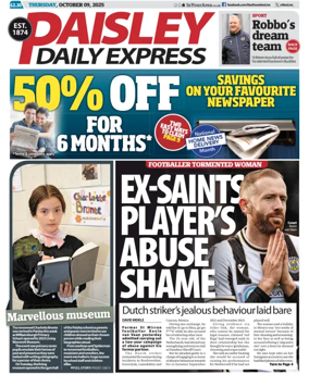 Cover of Paisley Daily Express