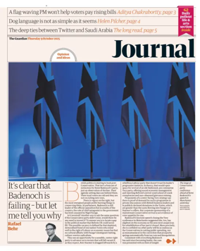 Cover of The Guardian e-paper Journal