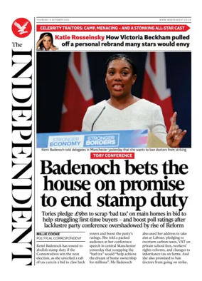Cover of The Independent