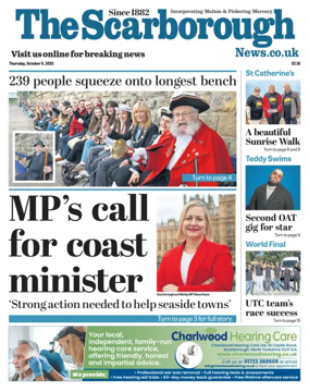 Cover of The Scarborough Evening News