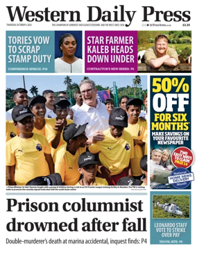 Cover of Western Daily Press