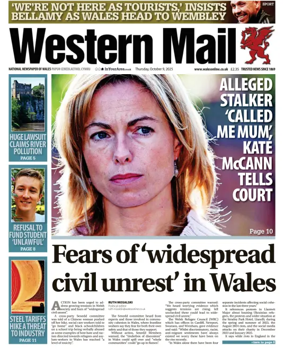 Cover of Western Mail