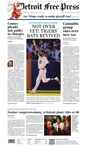 Cover of Detroit Free Press