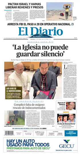 Cover of El Diario de El Paso