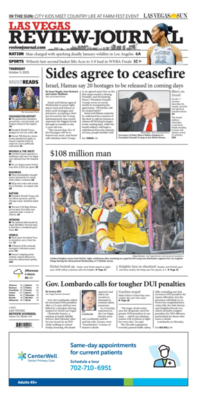 Cover of Las Vegas Review-Journal