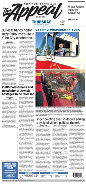 Cover of Marysville Appeal-Democrat    