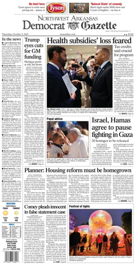 Cover of Northwest Arkansas Democrat-Gazette