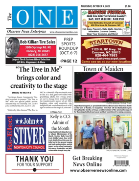 Cover of Observer News Enterprise