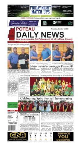 Cover of Poteau Daily News