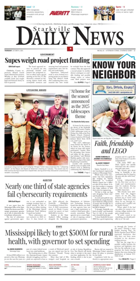 Cover of Starkville Daily News