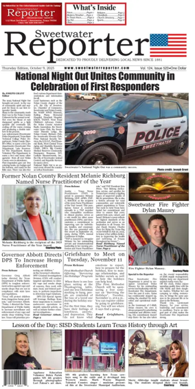 Cover of Sweetwater Reporter