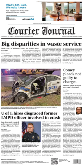 Cover of The Courier-Journal (Louisville)