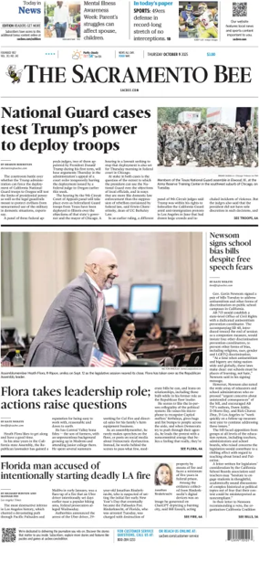Cover of The Sacramento Bee