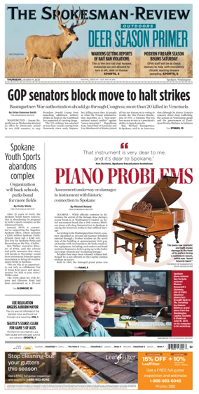 Cover of The Spokesman-Review (Spokane)