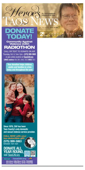 Cover of The Taos News