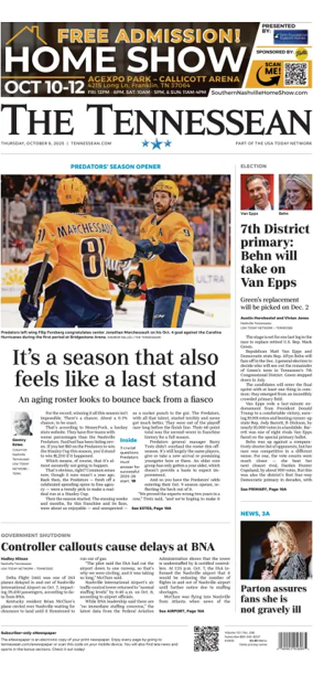Cover of The Tennessean