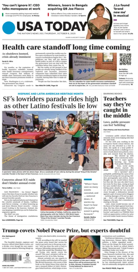 Cover of USA TODAY US Edition